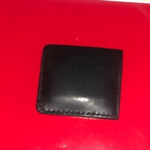 Handmade leather card holder
